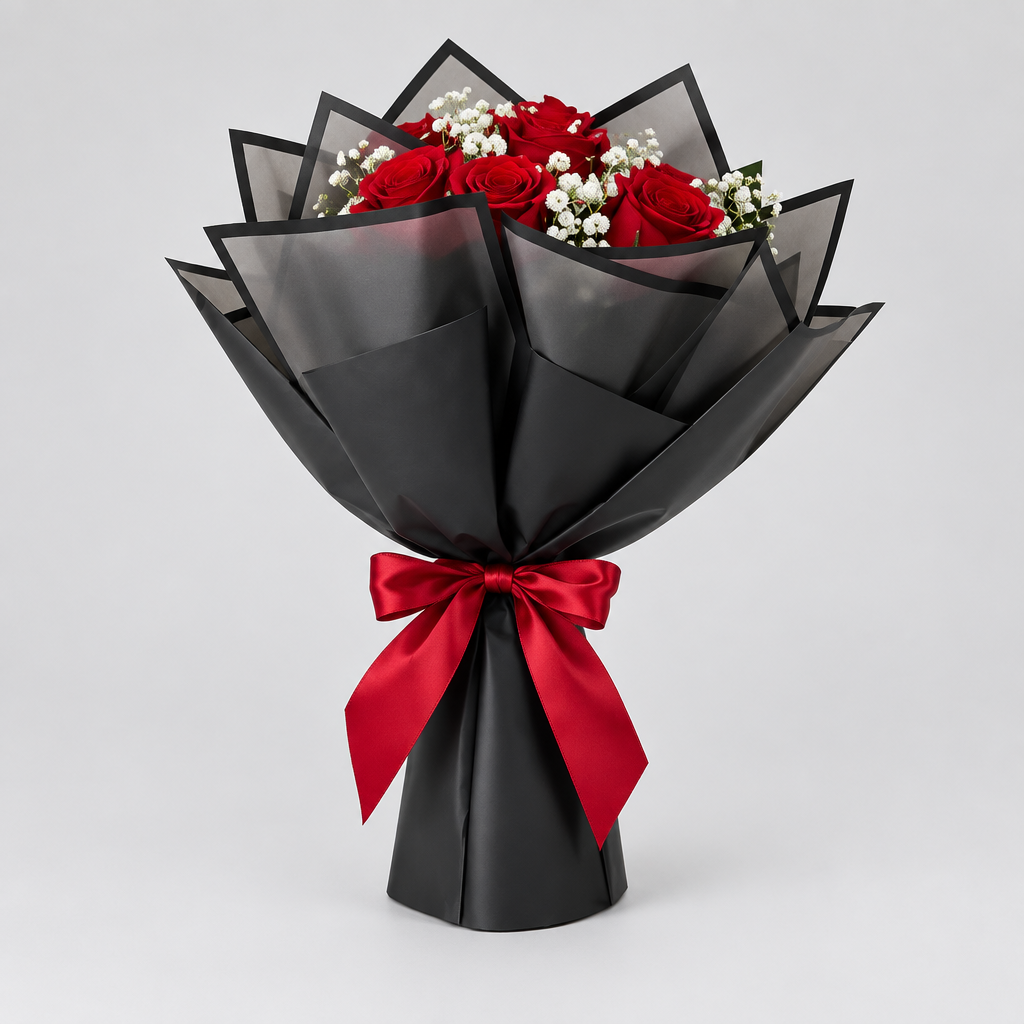 10 Red Roses Bouquet