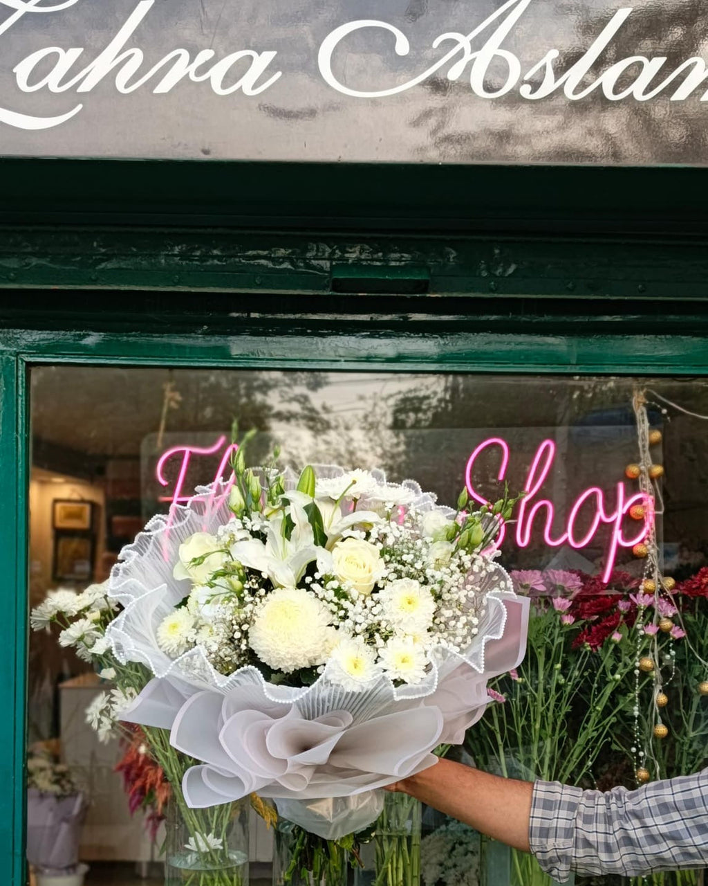 All White Bouquet