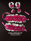 Blushing Bride – Flower jewellery Set