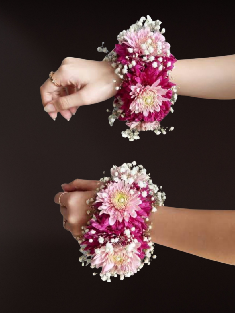 Pearl & Pastel Floral Bracelets