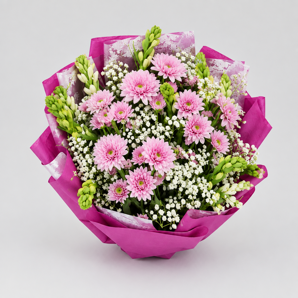 BloomLuxe Pink Bouquet