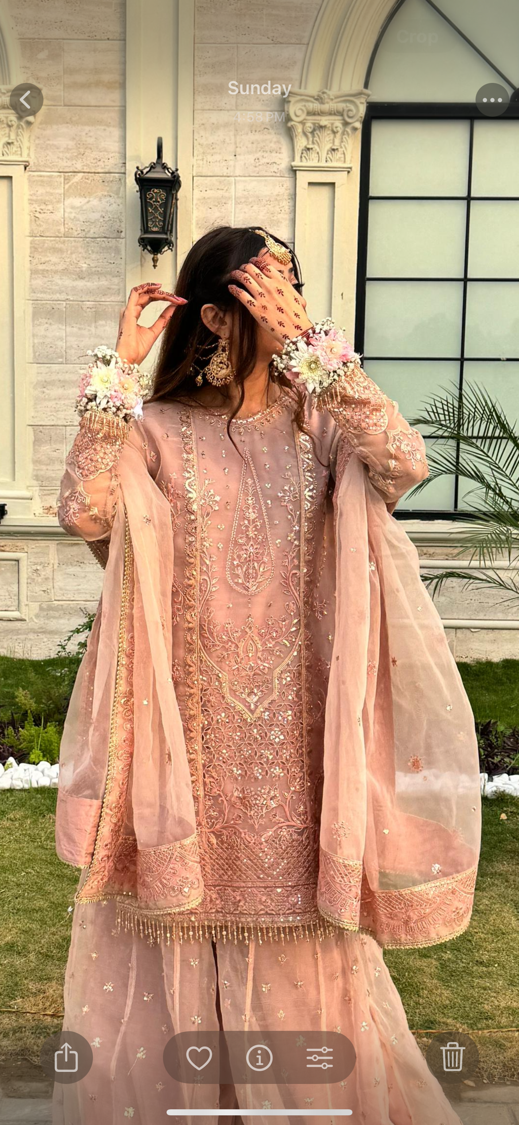 White & Pink Chrysanthemums Floral Bracelets