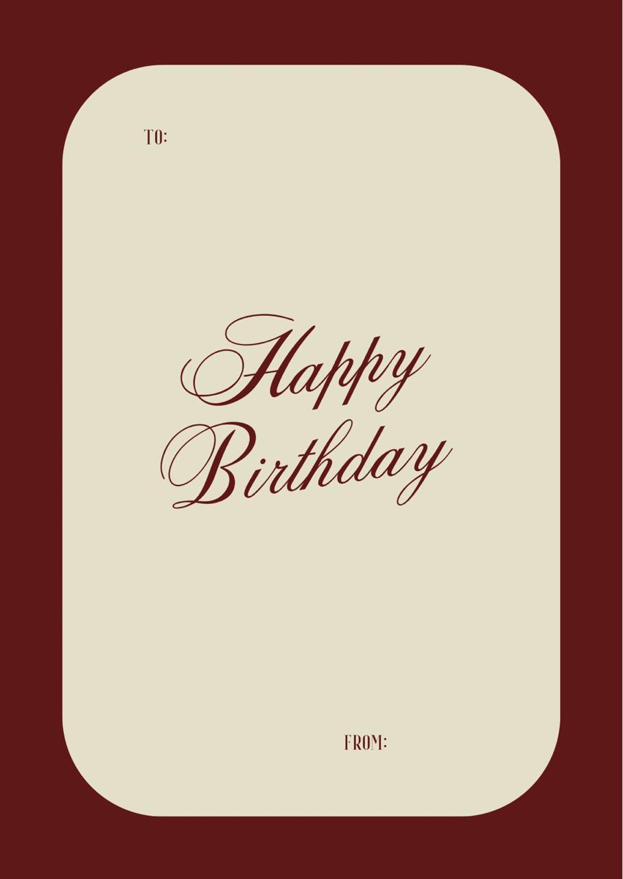 Birthday Greetings