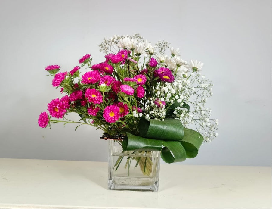 Petal Whispers -Flowers In A Vase
