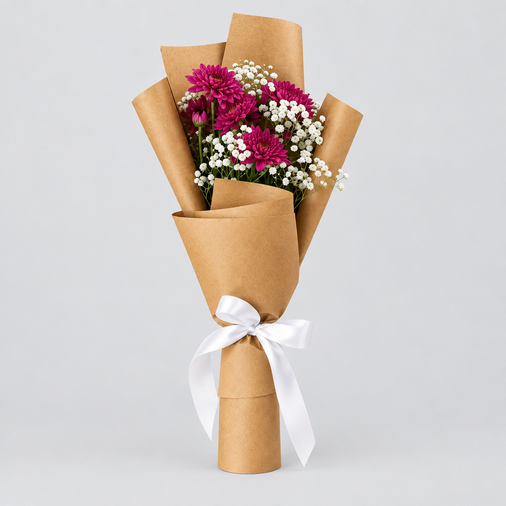 Red Mini Chrysanthemum Bouquet