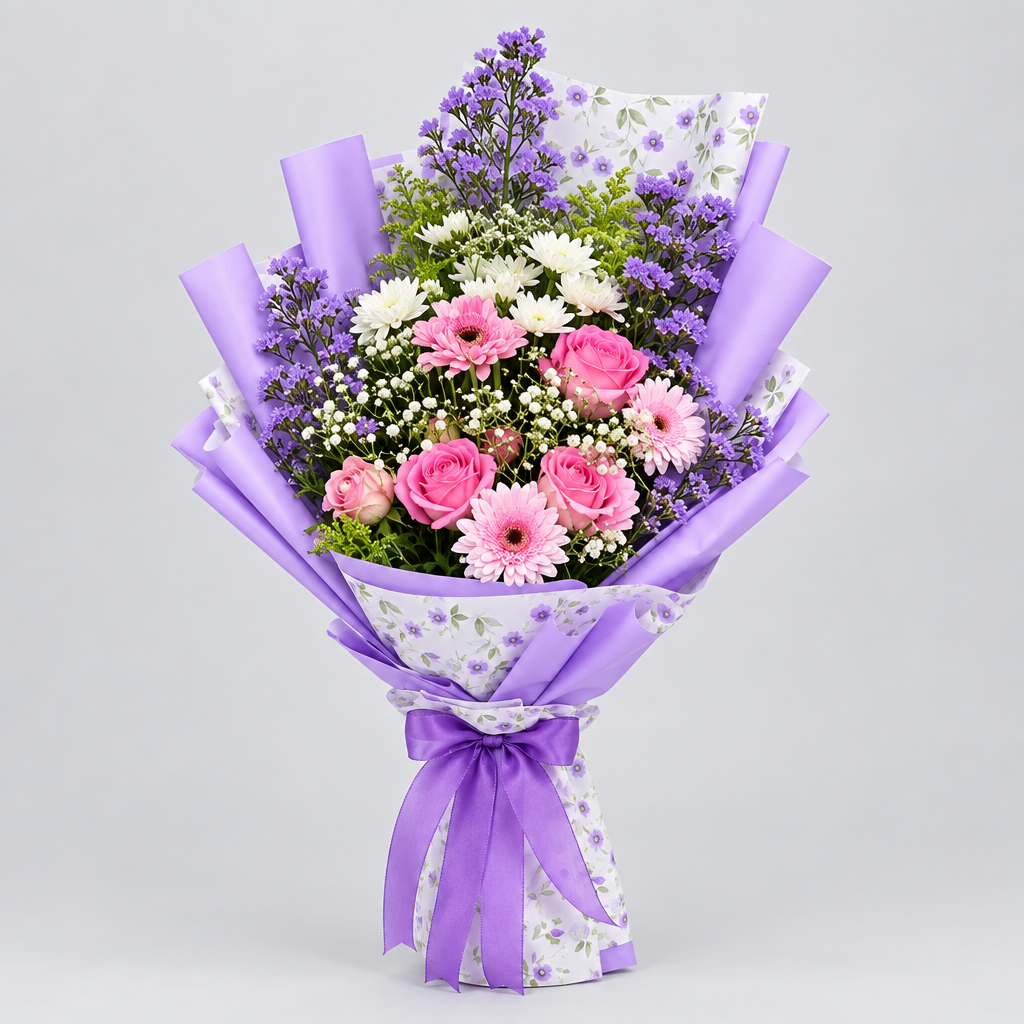 Velvet Purple Bouquet