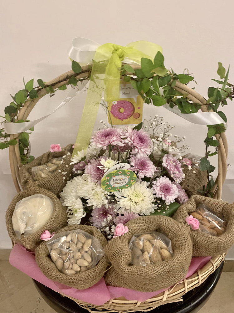 Dry Fruit Floral basket