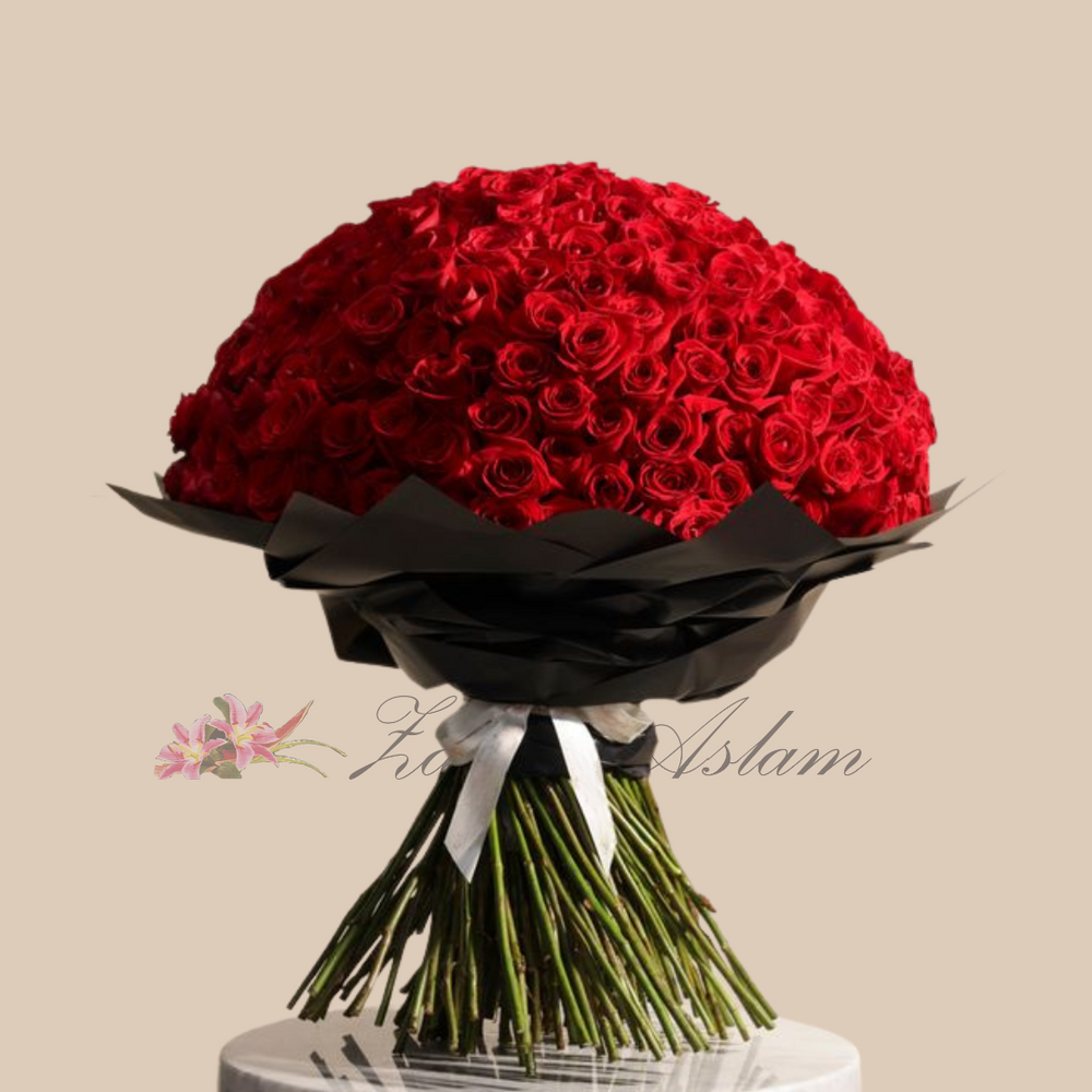 Red Roses Bouquet| 250 roses |Local Grown Roses