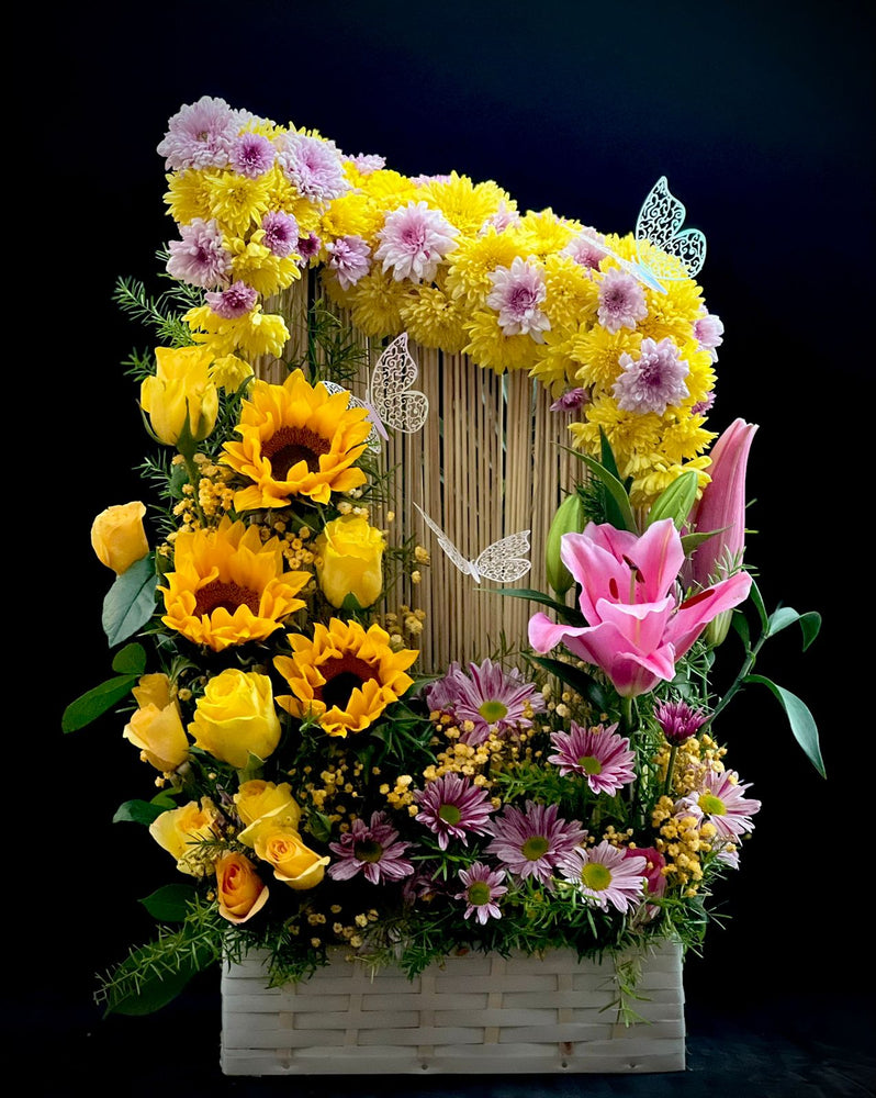 Floral Basket.